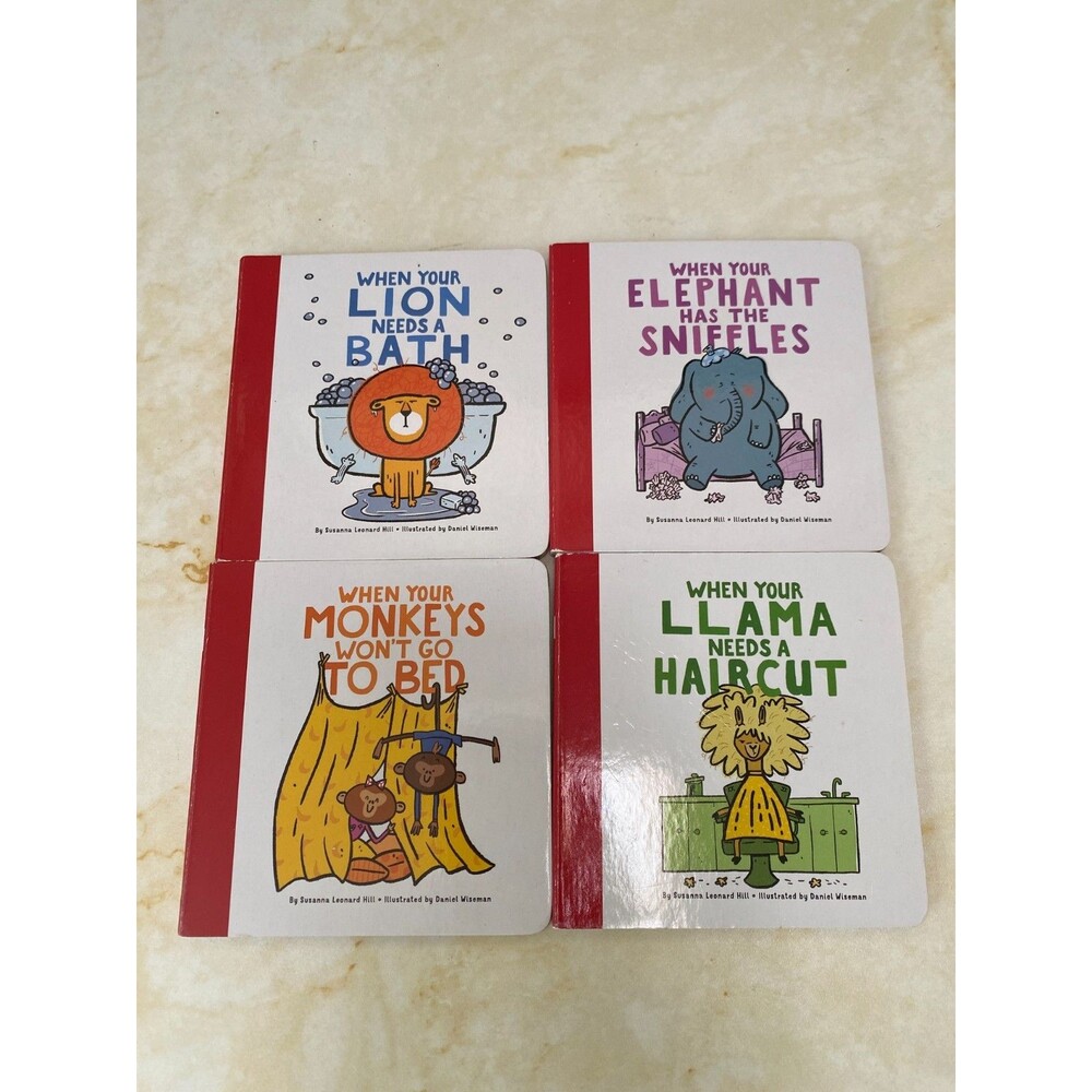 Chick-fil-A Kids Set of 4 mini board book Hill, Susanna Leonard|Wiseman, Daniel